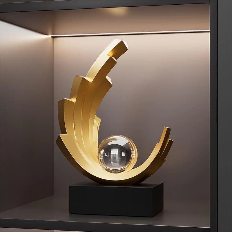 Collectible Figurine, Smooth Decoration Home Living Room Entrance Wine Cabinet Tv Cabinet Decoration Housewarming Opening Gift