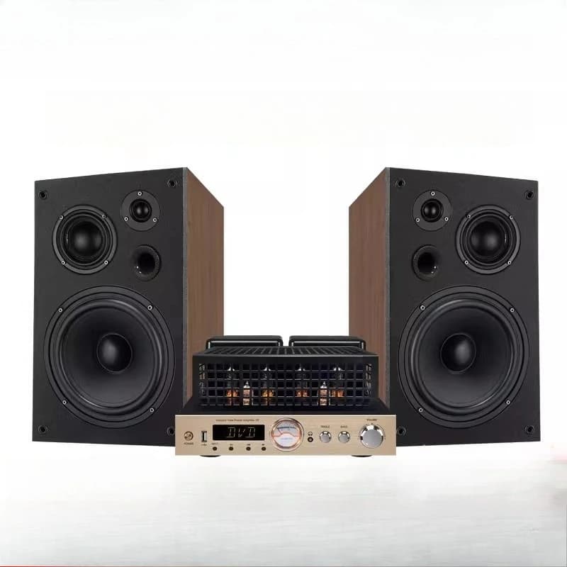 8-Inch HIFI bile machine combination audio set, fever tube power amplifier, book speaker