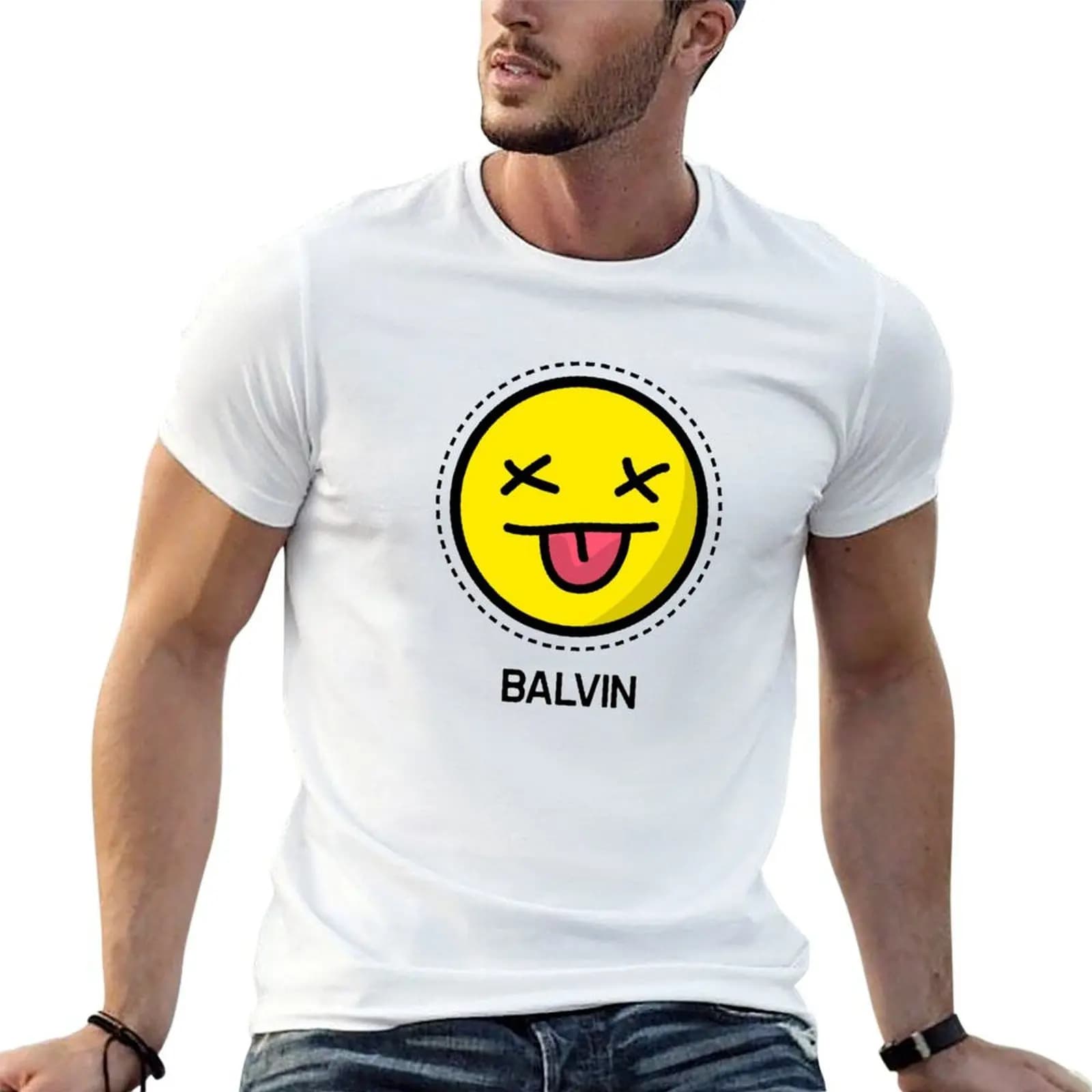J Balvin - xP T-Shirt funny shirt cotton anime figures mens plain t shirts
