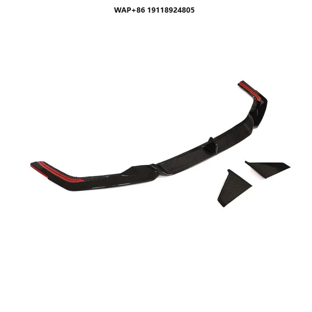 Pure Dry RS7 Carbon Fiber Front Bumper Lip for  RS7 Sportback Hatchback 4 Door 2021