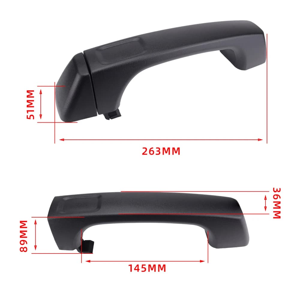 Exterior Door Handle w/End Cap 25957909 25957911 for Hummer H3 H3T 2006 2007 2008 2009 2010 Door Parts