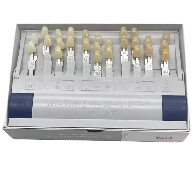 Teeth Color Guide Toothguide 3D-MASTER with Bleached Shade Guide/Dentals color chart 29 color resins veneer ceramic patch