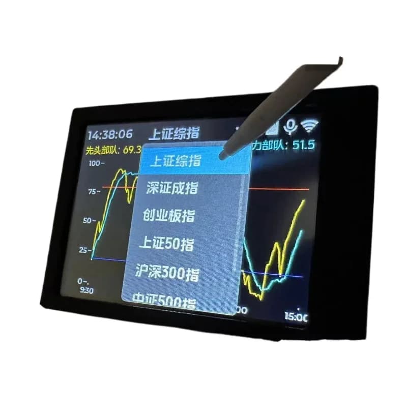 3.2 inch stock trading Kanban small computer, stock movement, voice broadcast, touch monitor futures options