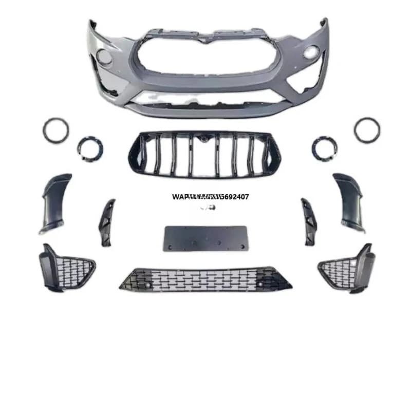 New ABS Car Body Kits Facelift Update Kits Modified Parts Front Bumper Grille for 2017-2021