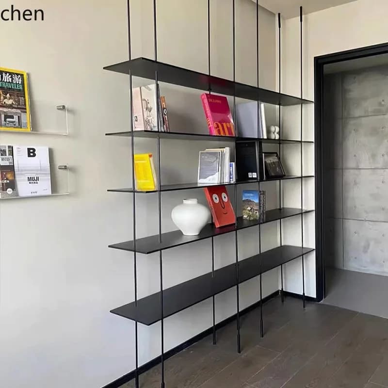 PYH  Minimalist Layered Shelf Hanging Storage Rack Floor Display Rack Entryway Shelf