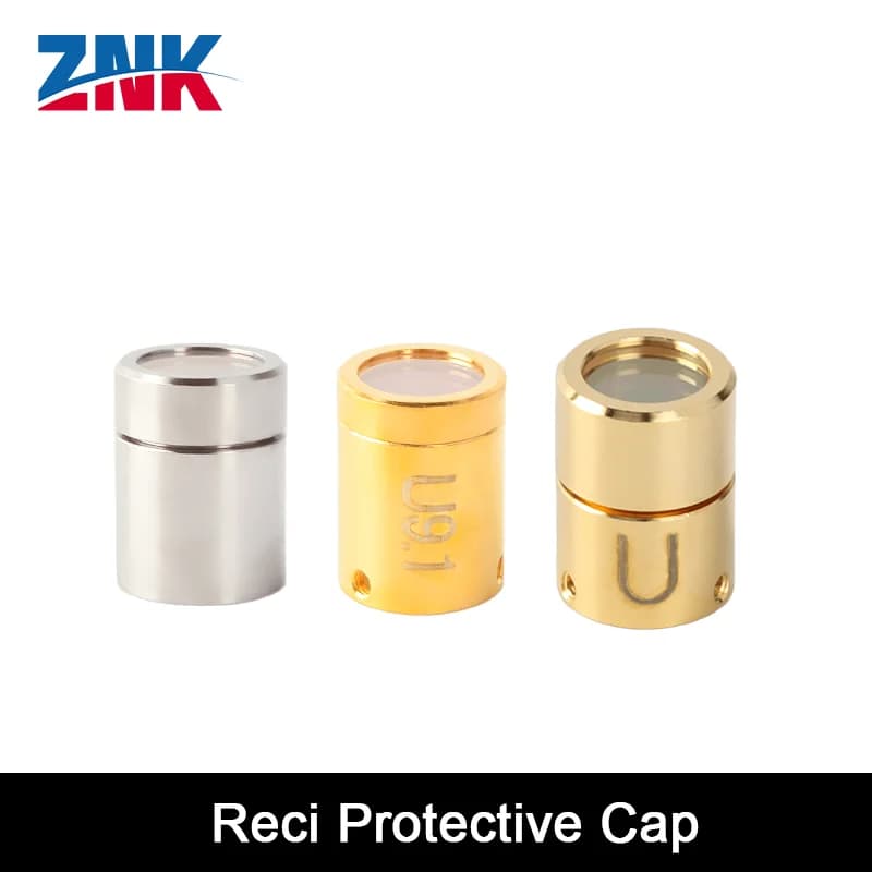 ZNK Output Protective Cap Reci D12.8 H18mm Original Output Connector Protective Lens Group QBH for Reci Fiber Laser Source