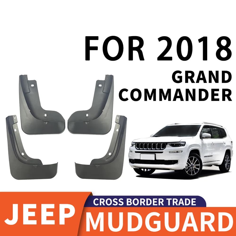 For 2018 Jeep GRAND COMMANDER tires PP soft rubber material fenders Car Accessories