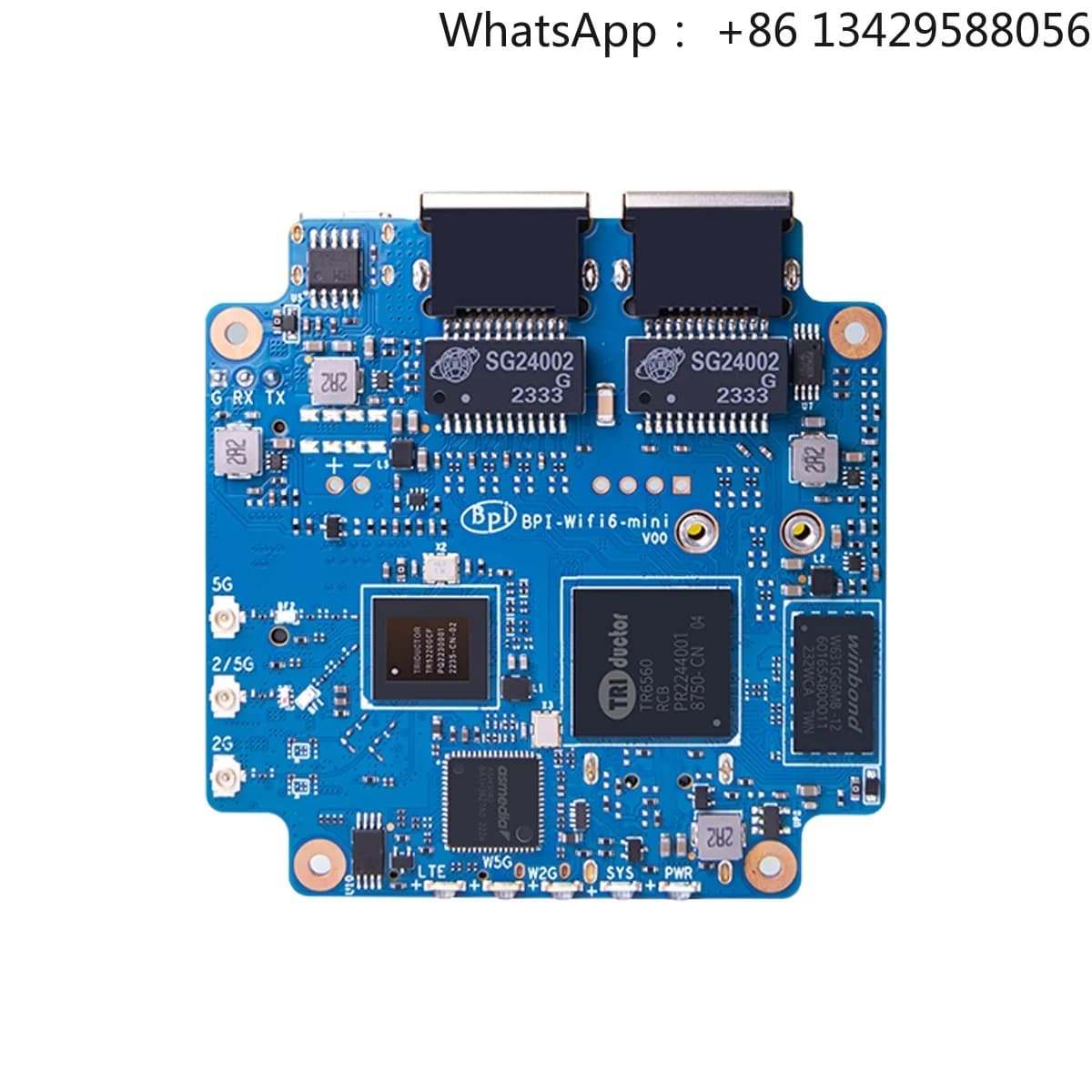 Banana Pi BPI-WIFI6 Mini Open Source Router Triductor TR6560 TR5220 wifi SOC Dual core  Cortex-A9 1.2G Hz Smart Routing Board