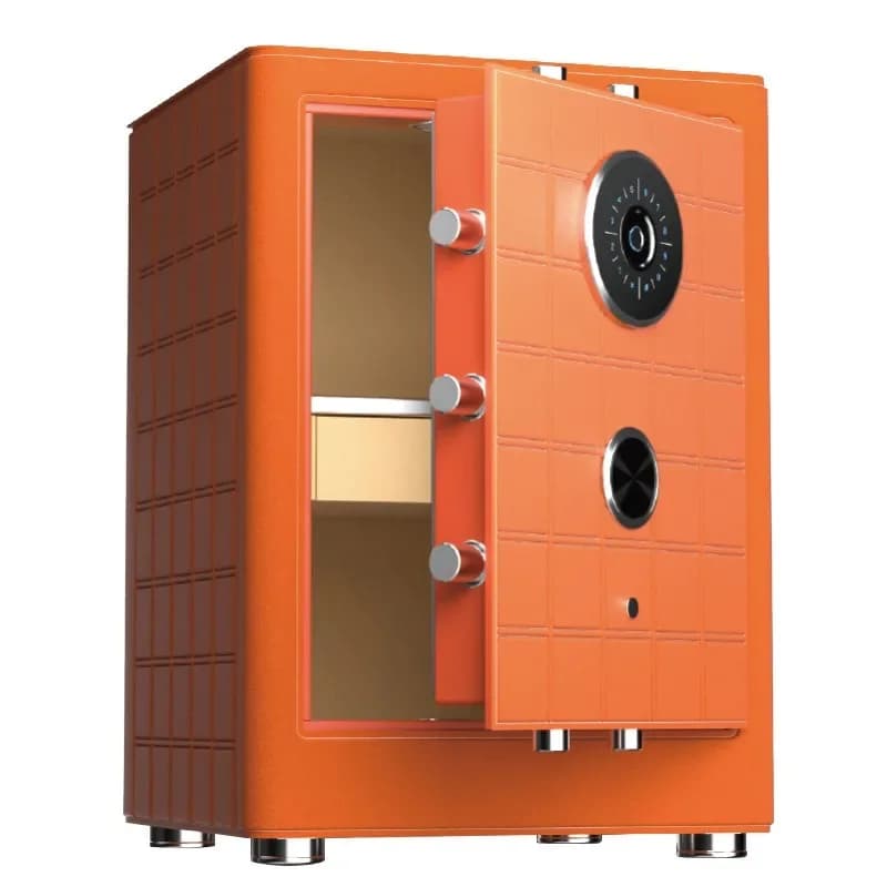 DurableFingerprint password safe deposit box H800 anti-theft, alarm, hotel safe, bedside safe