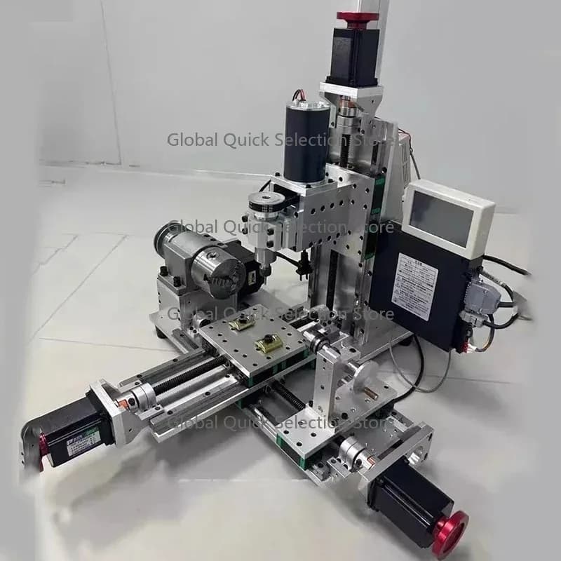 Turn Milling Drill Integrated Numerical Control Turning Milling and Drilling Integrated C-NC Lathe With 750w Servo Motor