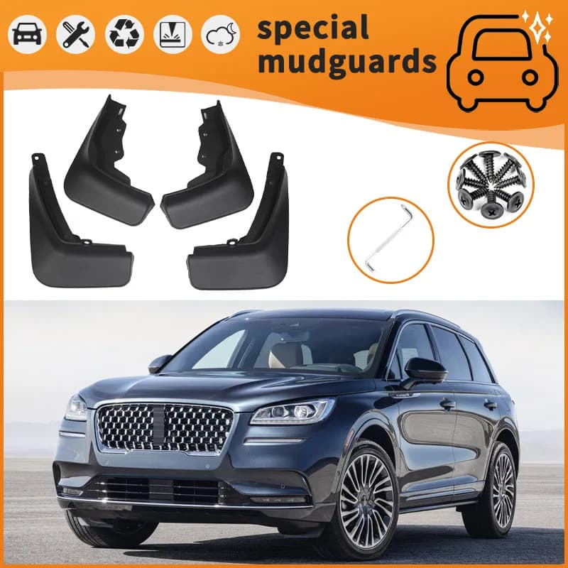 Suitable for 20-22 Lincoln Adventurer Corsair fender car tire anti-splash mudguard skin