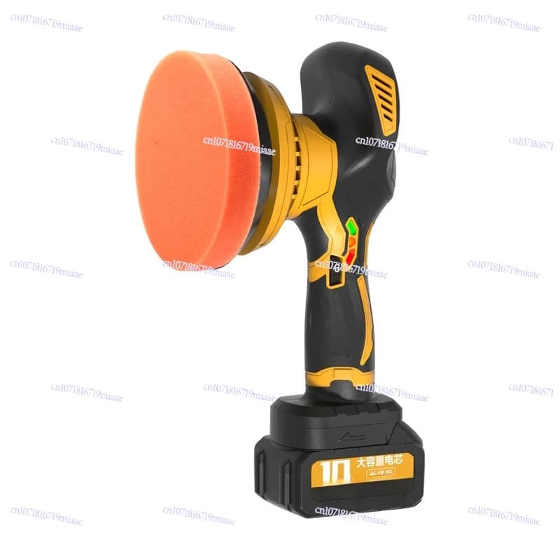 Flat Polishing Machine Car Beauty Sealing Glaze Waxing Machine Wireless Electric Eccentric Shaft Polishing Grinding Machine