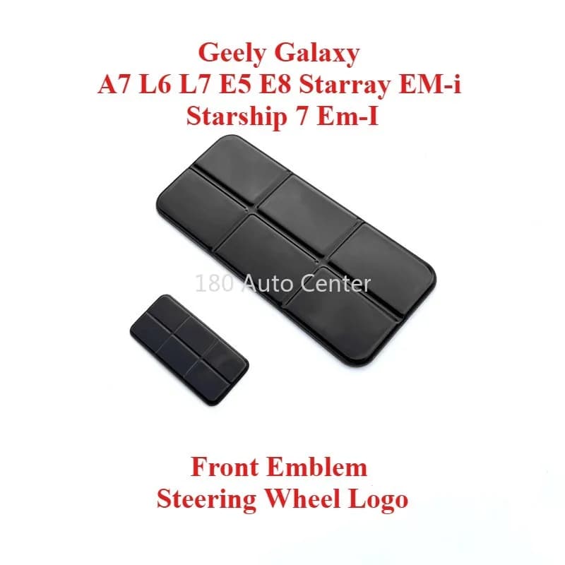 Modify Geely Galaxy A7 L6 L7 E5 E8 Starray EM-i  Starship 7 Em-I Baked Black Front Emblem Covered Type