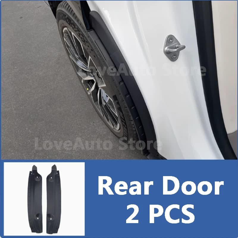 For ZEEKR 7X 2024 2025 Car Rear Fender Mudguard Refit Rear Tire Fender Wheel Lining Fender Accessories Cover