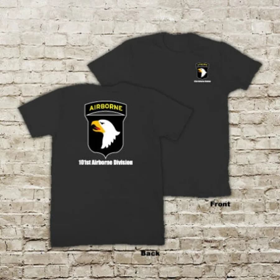 ARMY 101 Airborne Division Infantry "Screaming Eagles" White or Black Short sleeved long sleeves T-Shirt