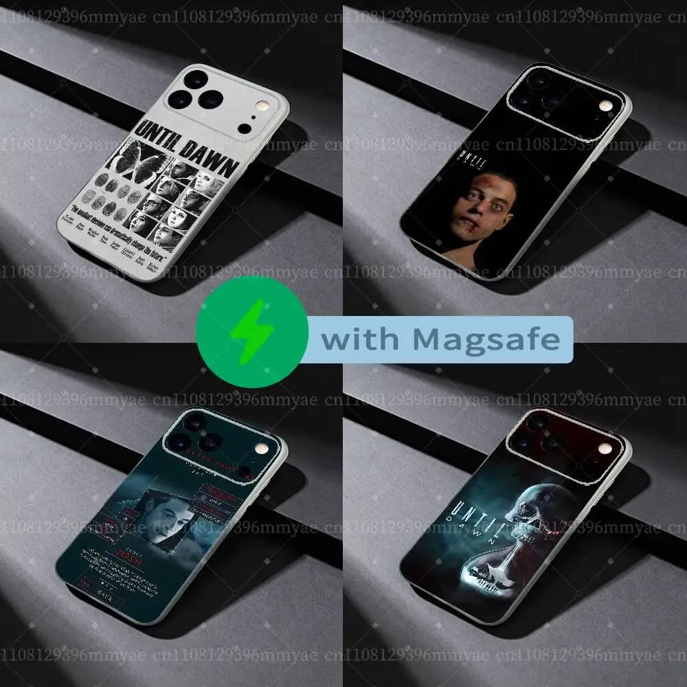 U-Until Dawn For Magsafe Magnetic Wireless Charge Case For iPhone 11,12,13,14,15,16,17,18 Air Pro Max Plus Shockproof Cover