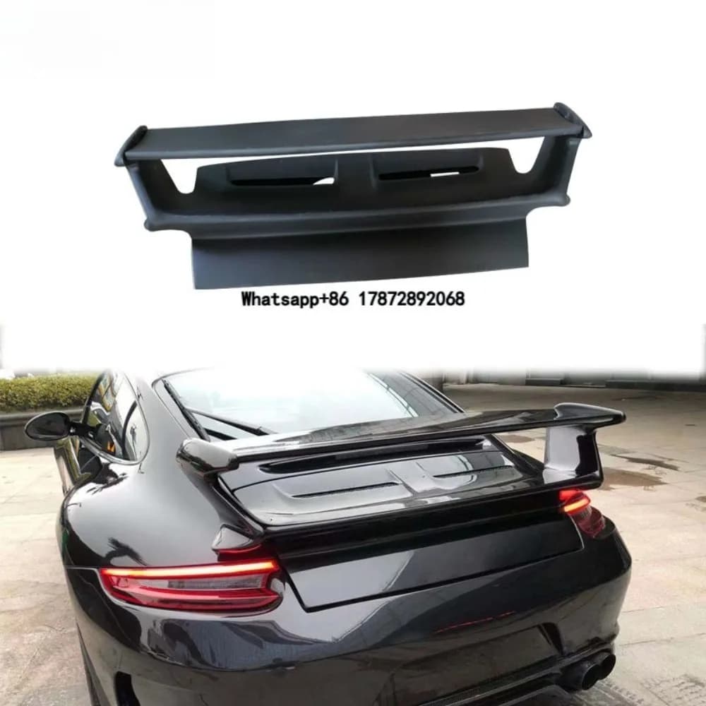 Car Auto Accessories Rear Wing Spoiler GT3 Style for 997 GT Spoiler Fiberglass Good Fitment Frp Spoiler