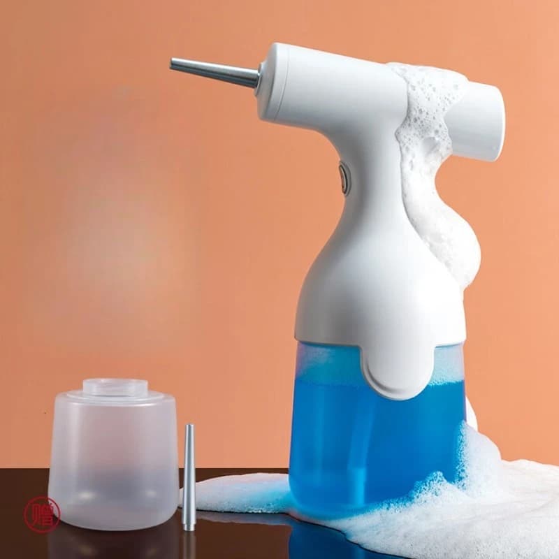 Electric foam spray gun, household automatic aerator, foaming fast, cleansing, hand washing, hair washing and bathing