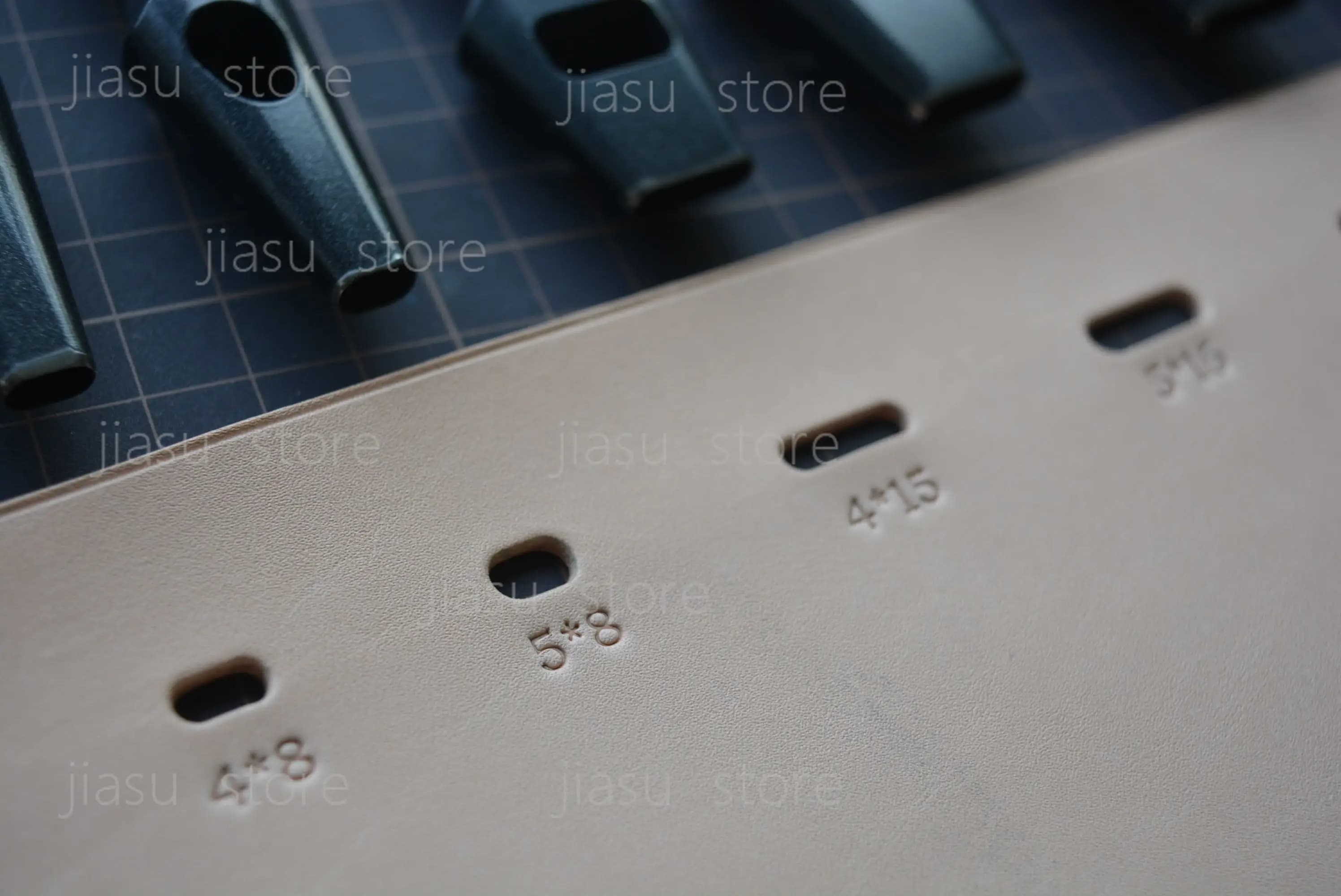 Hand Leather Craft Flat Punch, Single Straight Slot Punch Tool for Belt Leather Hole Making