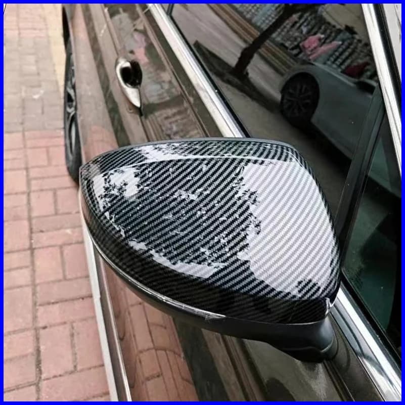 Car Styling For Volkswagen Tiguan MK2 2017 2018 Rearview Mirror Cover Caps Replacement Auto Parts Accessories