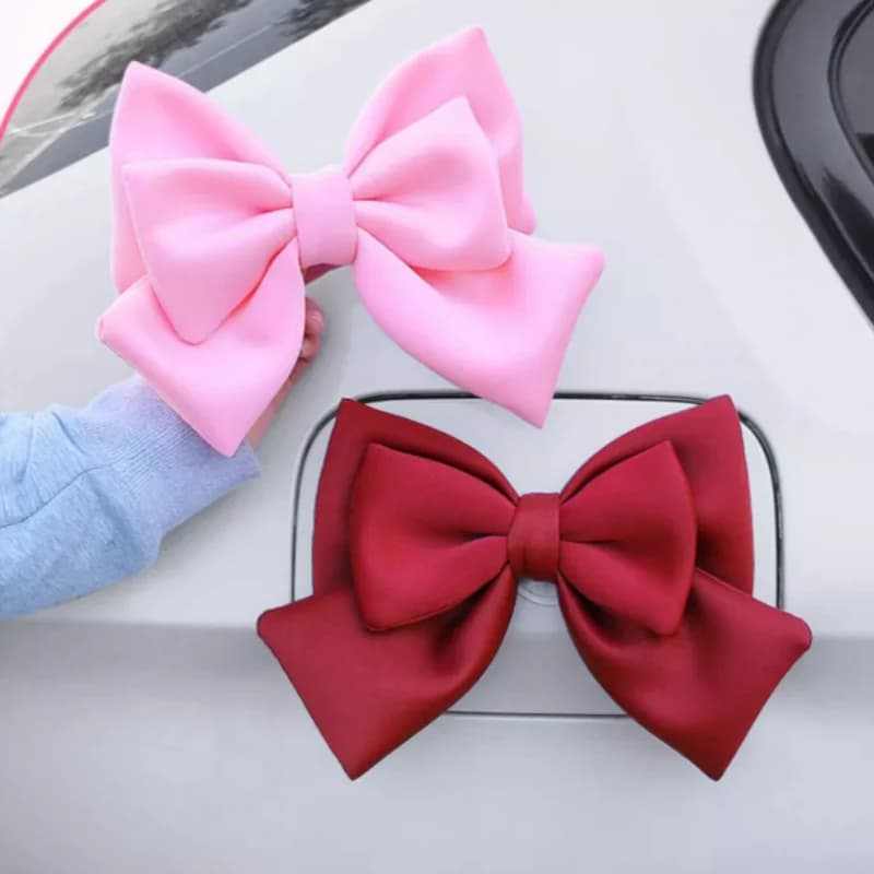Bow shaped car ornament, trunk, motorcycle, electric bike decoration ornament, car tail pendant
