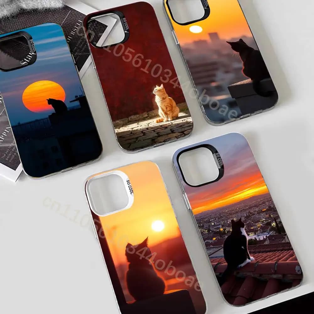 Majestic Cat Phone Case For iPhone 17,16,15,14,13,12,11,Pro,Max,Plus Shockproof Cover