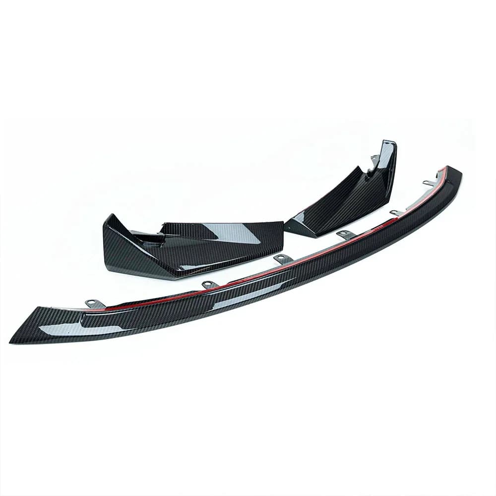 G80 G82 Real Dry Carbon Fiber Front Bumper Lip Diffuser For BMW M3 G80 M4 G82 G83 2021-2025 CSL Style Front Lip