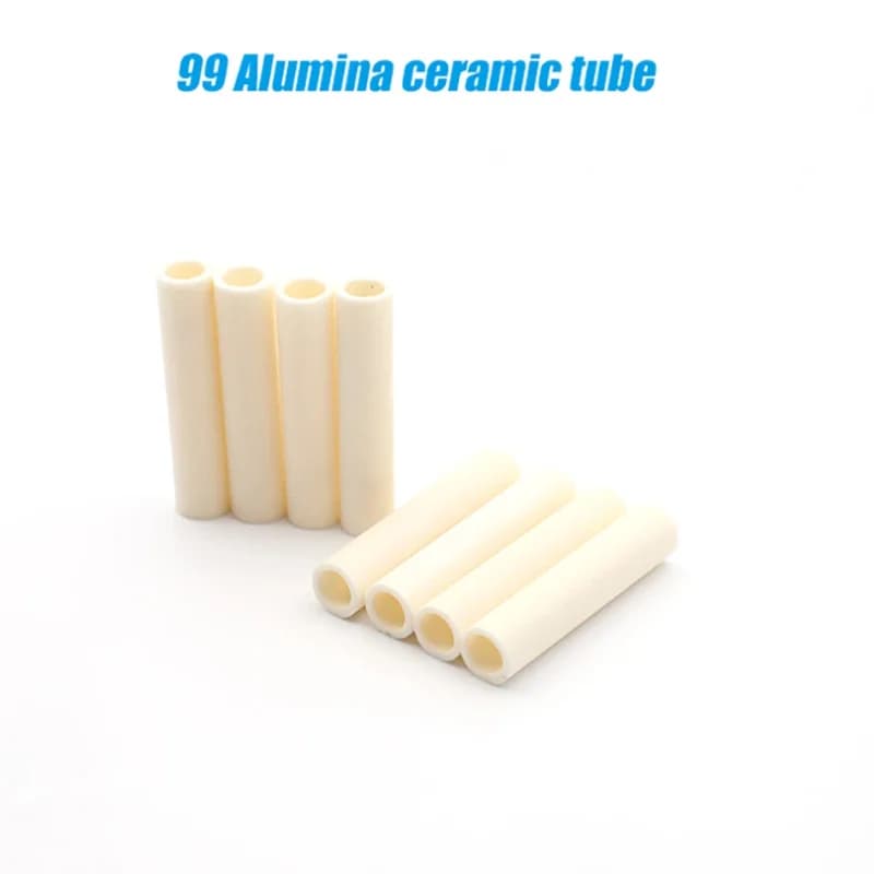 Alumina Ceramic Insulation Tube Hollow Thermocouple High Temperature Insulation Corrosion Sleeve