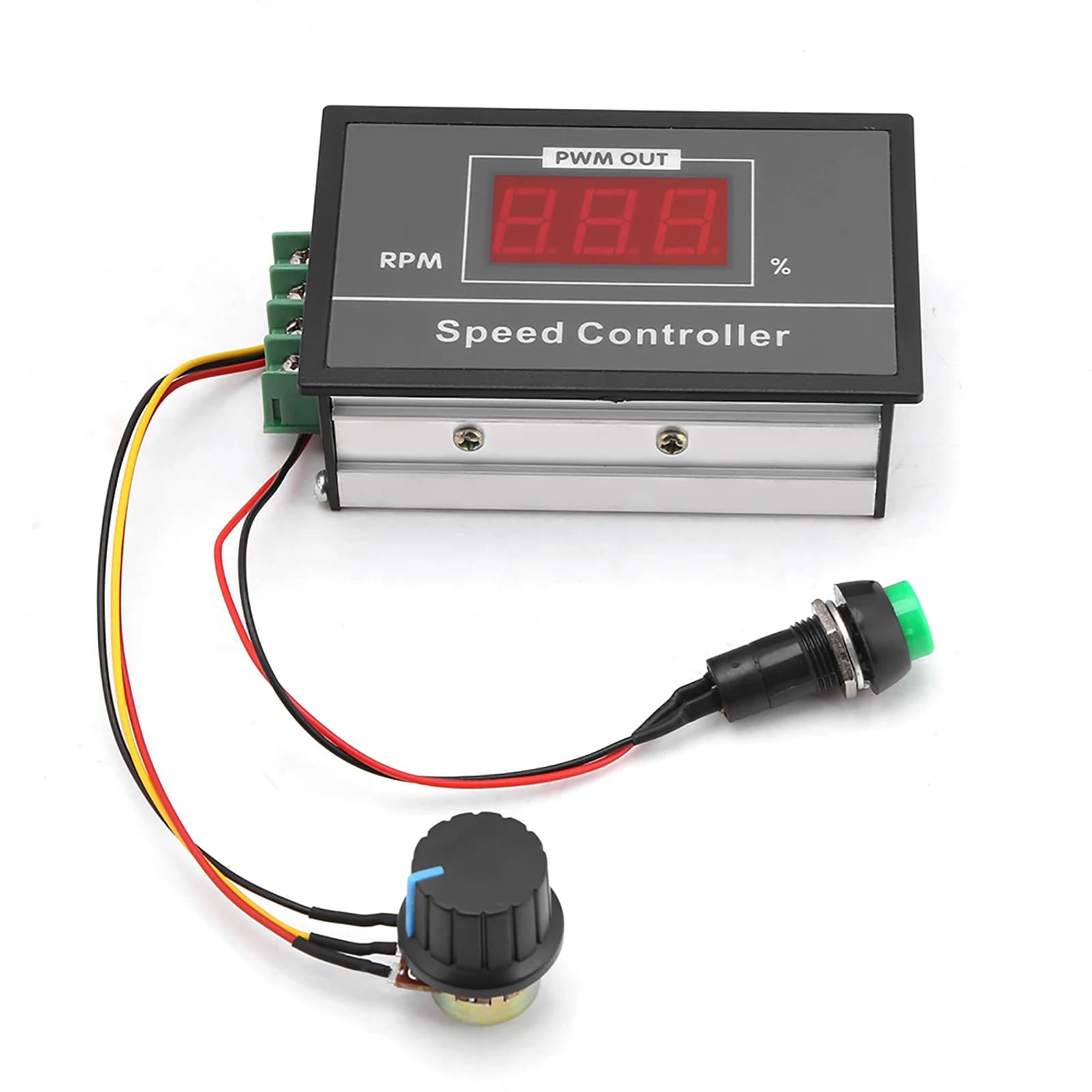 Adjustable Motor Controller DC 6‑60V 12V 24V 36V 48V 30A PWM DC Motor Speed Regulator Controller Start Stop Motor Controller