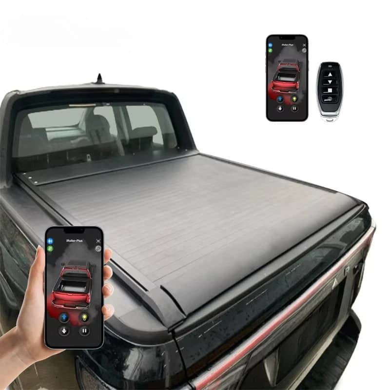 Retractable Hard Pickup Truck Tonneau Bed Cover Roller Lid Shutter Cover for Ford F-150 RAM BT-50 Geely Radar RD6