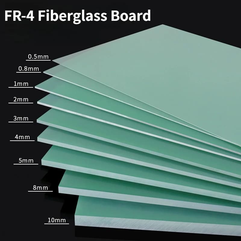 FR4 Glass Fiber Board Water Green Epoxy Resin High Temp Insulation Sheet Thin Industrial 100X100 150X150 200X200 300X300mm