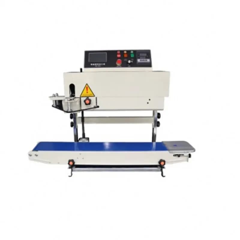 PM-1800V Vertical Electric Semi-Automatic Horizontal Band Sealer With Ink Jet Printer Packing Machine Detergent Powder