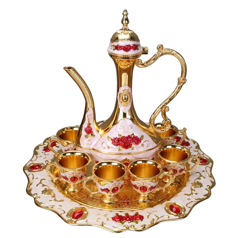 Russian Baijiu cup set European home creative personality Baijiu cup high-end small wine glass wine pot set