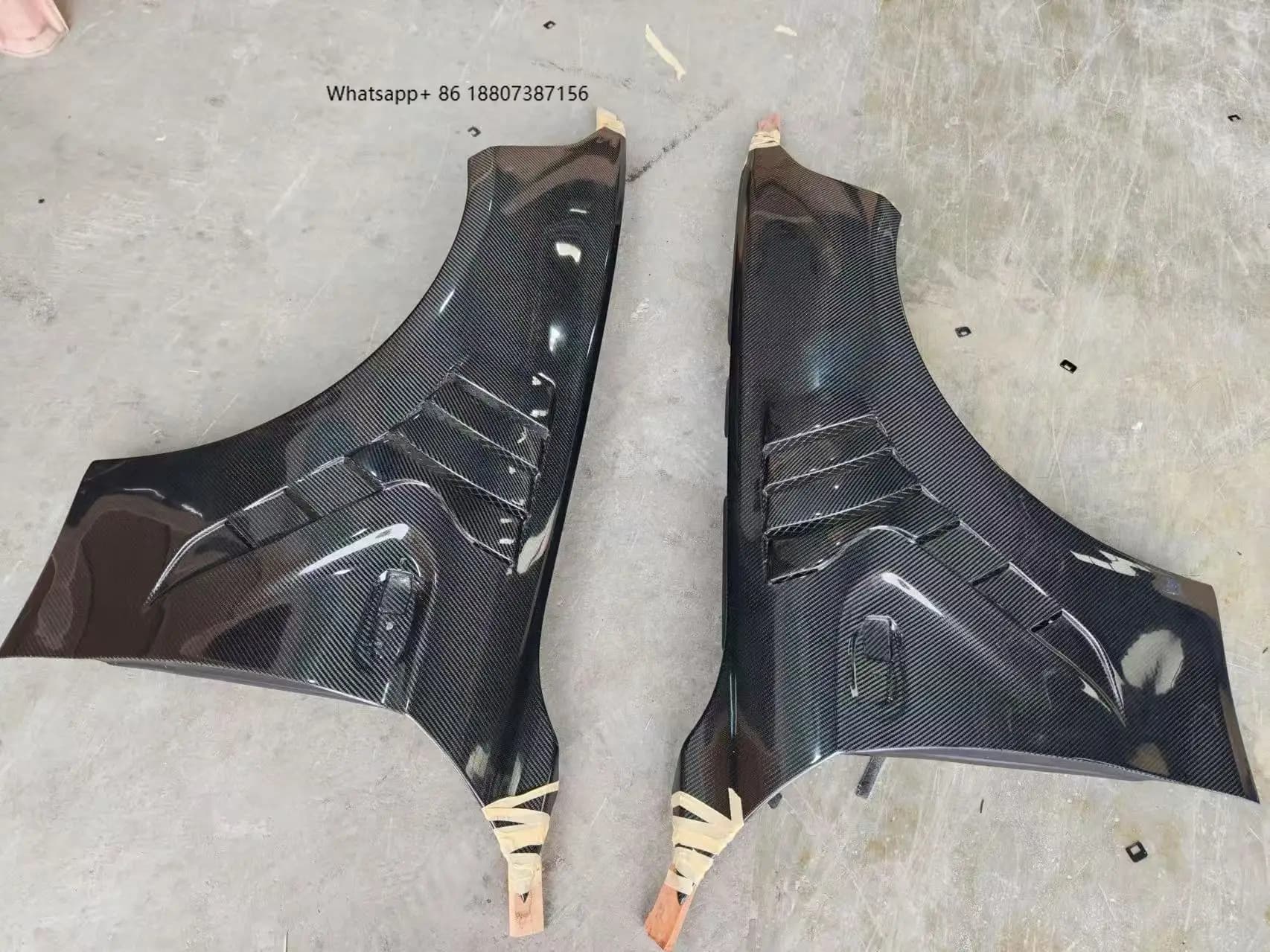 New for M2 F87 Dry Carbon Fiber Bumper with Exhaust Cut-Outs-Bolt-On Retrofit Upgrade