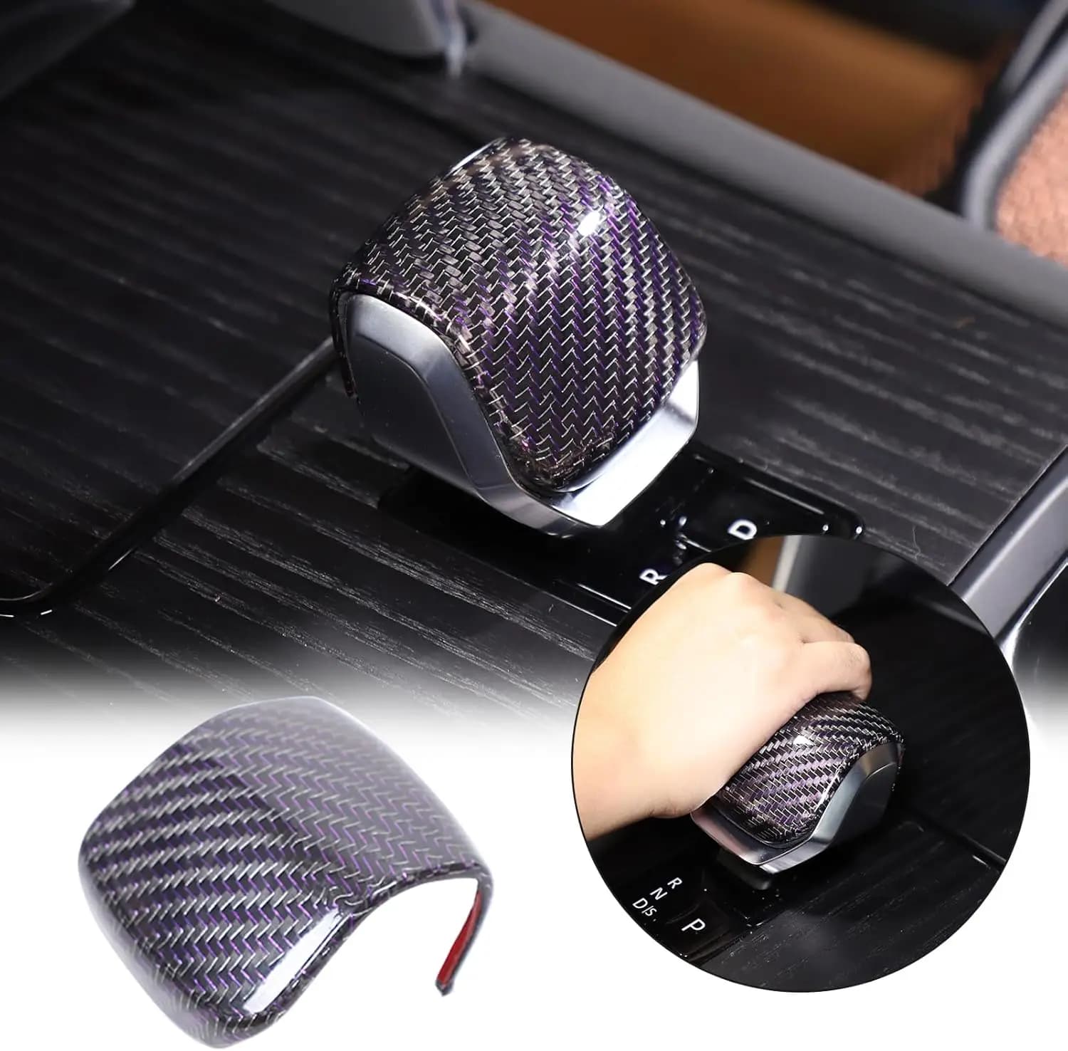 ABS Car Gear Shift Knob Head Cover Decorative Trim Accessories For Range Rover Sport/Vogue Velar Land Rover Discovery 5 2021-25