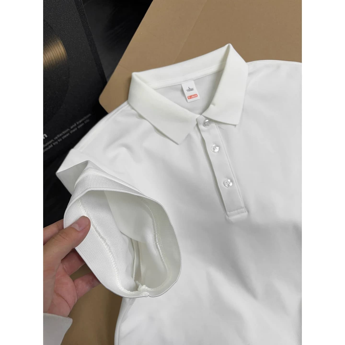 2026 Summer Men's Fashion Casual Slim Collar Polo Shirt Short Sleeve T-shirt