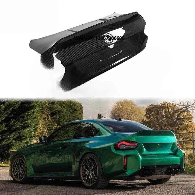 High Quality Dry Carbon Fiber Rear Trunk Cover Perfect Installation New Condition