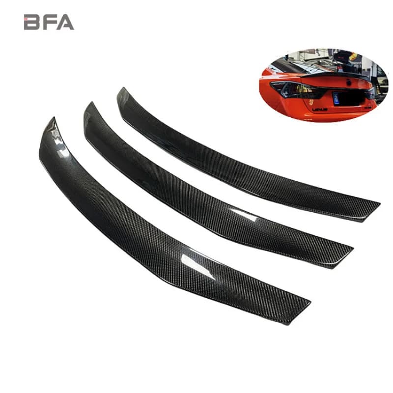 For  GS 200gs300 GS450h Carbon Fiber Rear Wing Spoiler   Trunk Wing TMS  Tail Compression