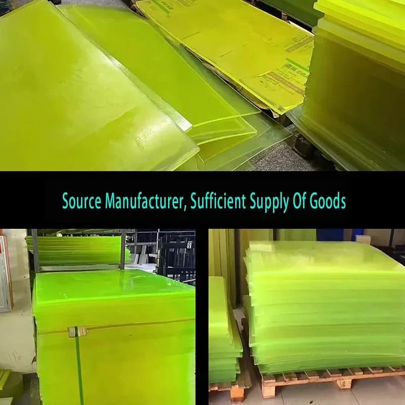 High Elasticity Beef Tendon Pattern PU Sheet 1-20mm Thick 50-500mm Width Polyurethane Board