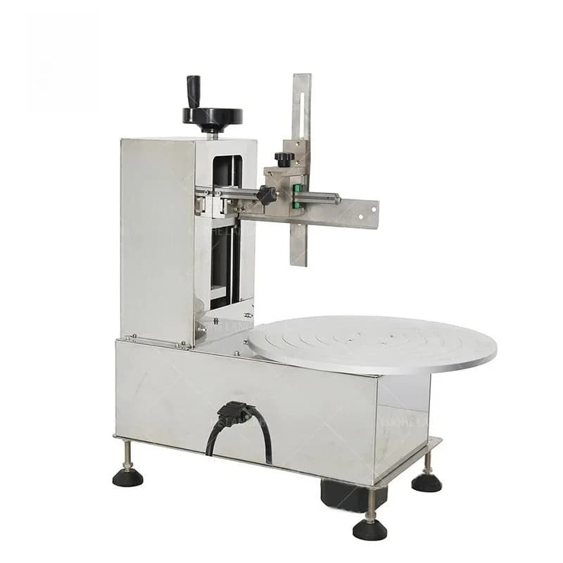 Commercial Food Grade Stainless Steel Material Automatic Cake Spreading Machine Cake Cream Cake Machine