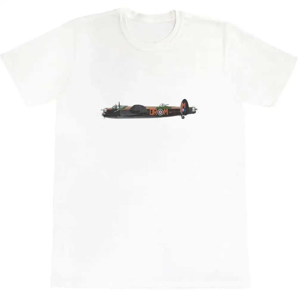 Avro Lancaster Bomber Graphic T-Shirt 100% Cotton O-Neck Short Sleeve Summer Casual Mens T-shirt Streetwear
