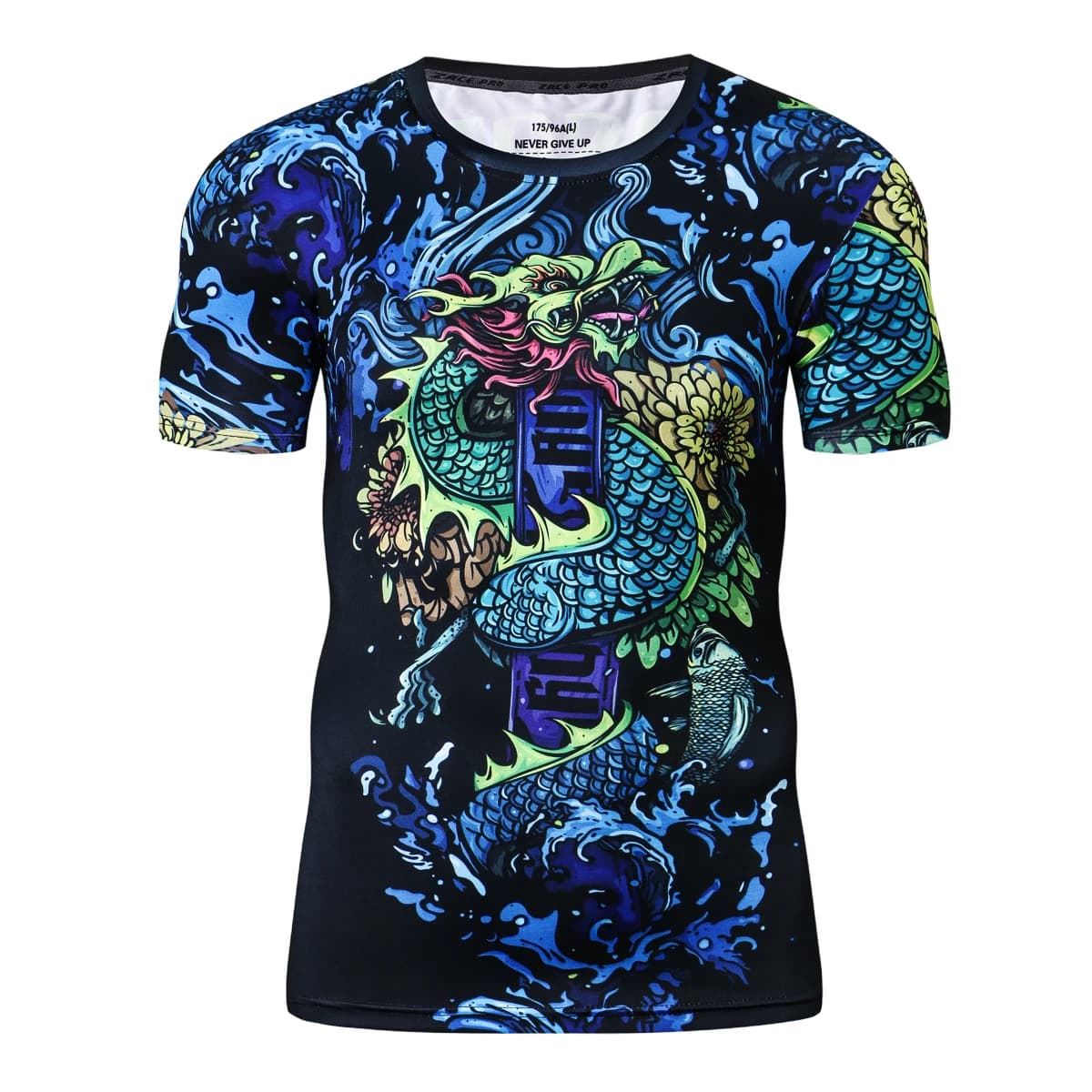 Summer Trend T-Shirt Harajuku Skull 3D Streetwear Dragon T-Shirt Personalized T-shirt Suitable for Running Fitness Exercises