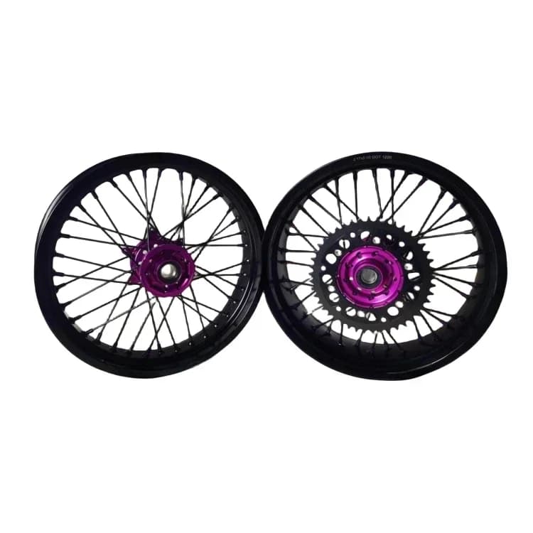 exquisite craftsmanship High Performance 17-3.5/5.0 Motorcycle Supermoto Wheels Set fit KTM  EXC SXF 2003-2023