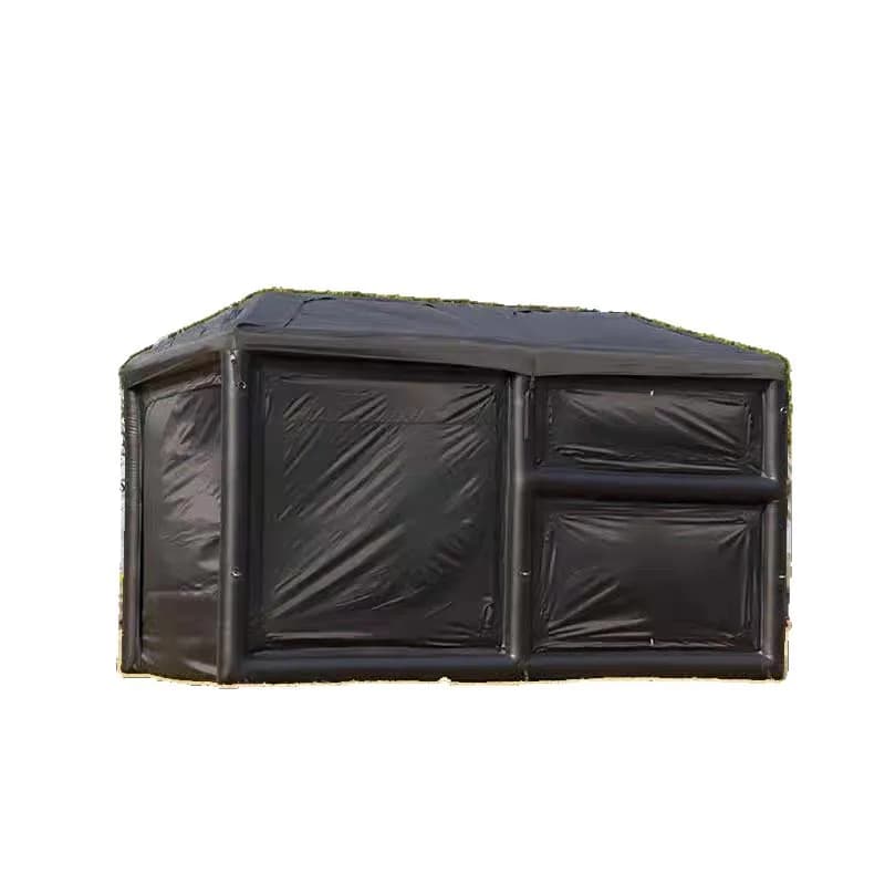 Inflatable tent duplex villa camping outdoor double-layer link tourist garage free tent