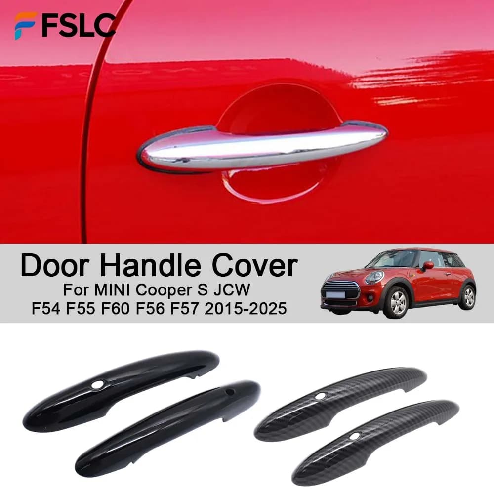 Car Decoration Door Handle Cover For MINI Cooper S JCW F54 F55 F60 F56 F57 2015-2025 Cars Accessories Styling Upgrade