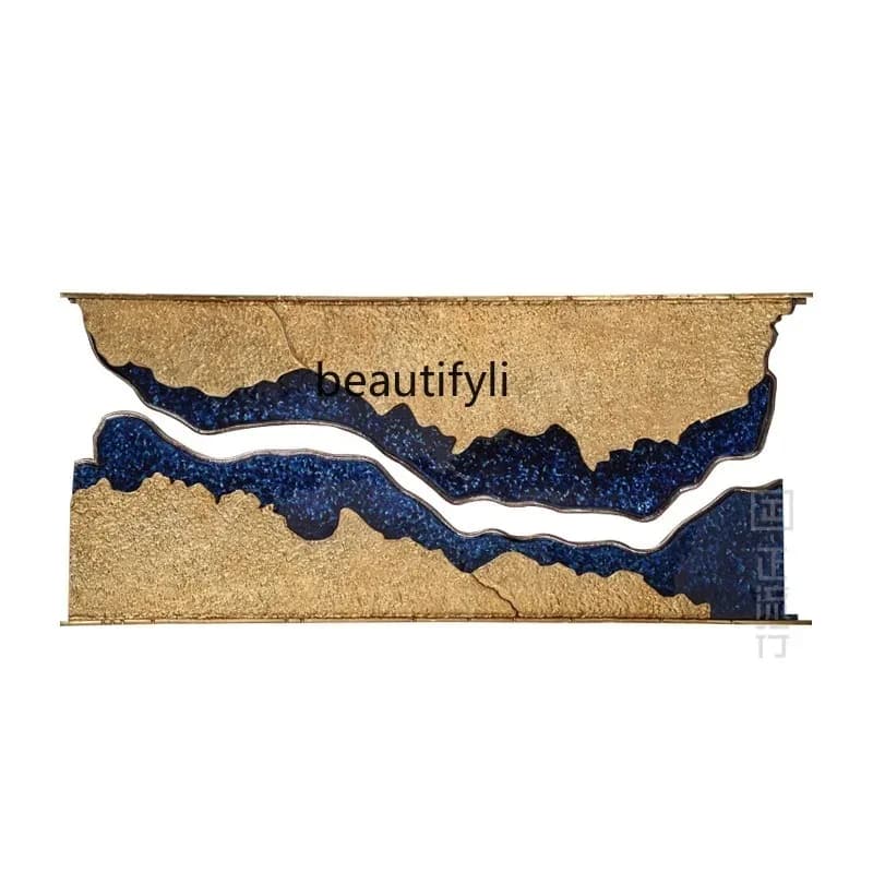 A029 Light Luxury Decorative Painting High-end Abstract Entryway Three-dimensional Art Corridor Aisle Irregular Hanging Painting