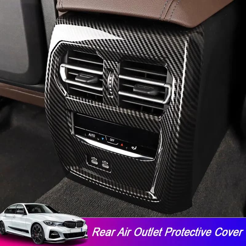 For BMW 3 5 Series G20 G26 G22 G82 G30 F90 G60 6GT U11 F39 G01 G02 G05 G06 G32 F10 Rear Air Conditioning Vent Outlet Trim Frame