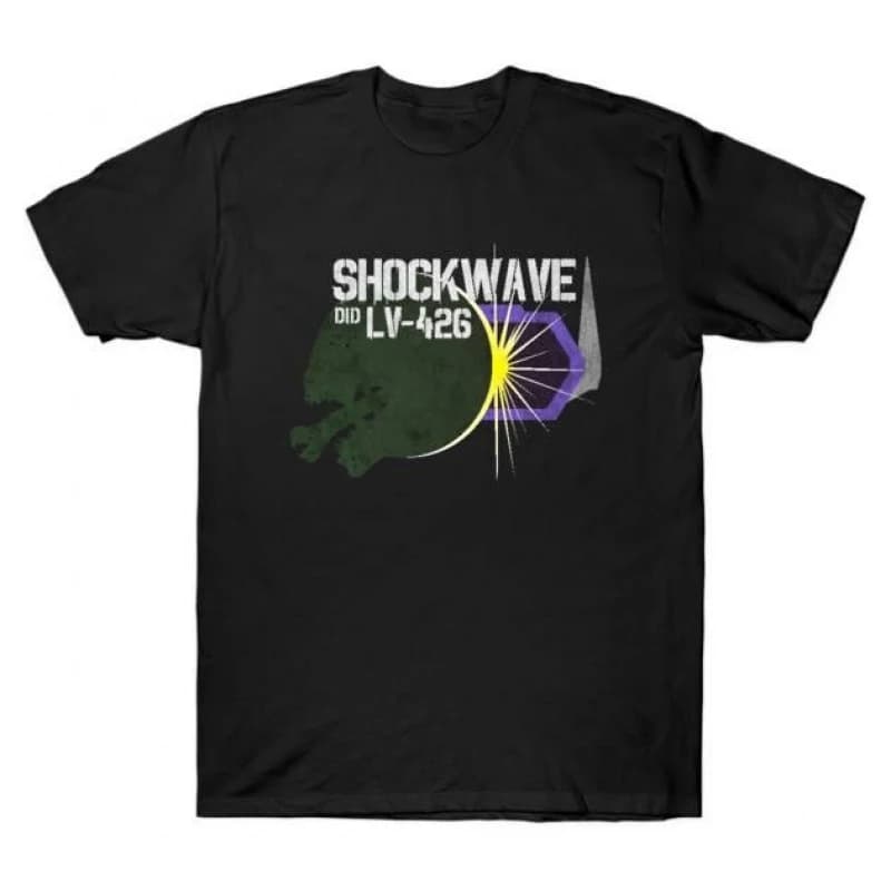 Shockwave did LV-426 80s Xenomorp Horror Movie Weyland Sci-Fic Alien Gift T-Shirt 100% cotton printed Graphic clothes S-6XL