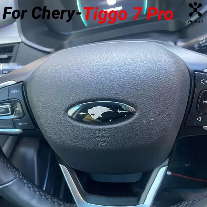 Chery Tiggo Logo Chery Tiggo 7 Pro Tiggo 8 Pro 2023 2015-2018 Black Badge Logo Emblem Decal Racing Grill Hood Sticker Styling