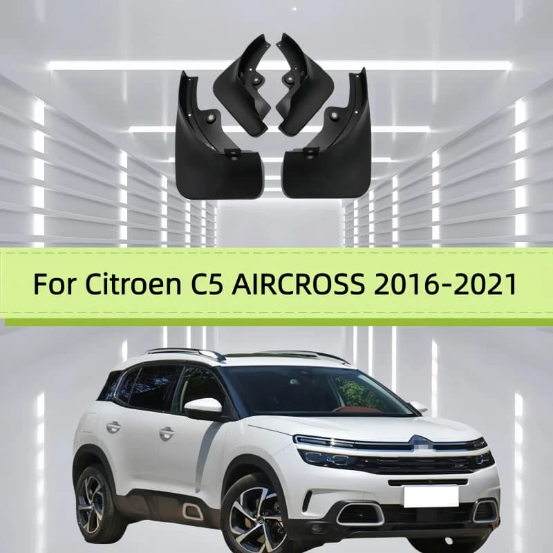 CarCar Mud Flaps Fender For Citroen C5 AIRCROSS 2016-2021 Front And Rear Wheels Mudflaps Splash Guard Protection